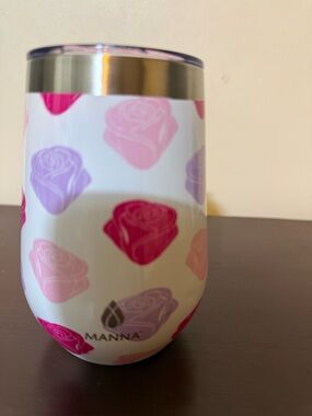 Manna rose Accent Stainless Steel Wine Tumbler